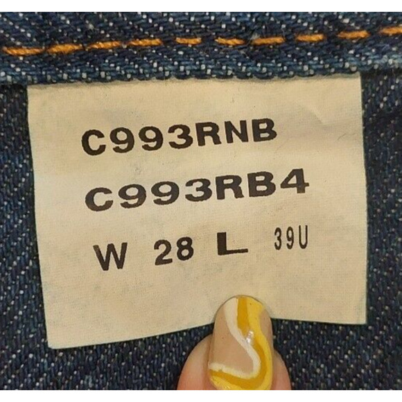 Dickies 5 Pocket Straight Leg Blue Work Jeans Men's Size 28x39 NWT - Picture 6 of 9